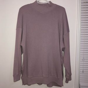 Oversized Turtleneck Sweater Top